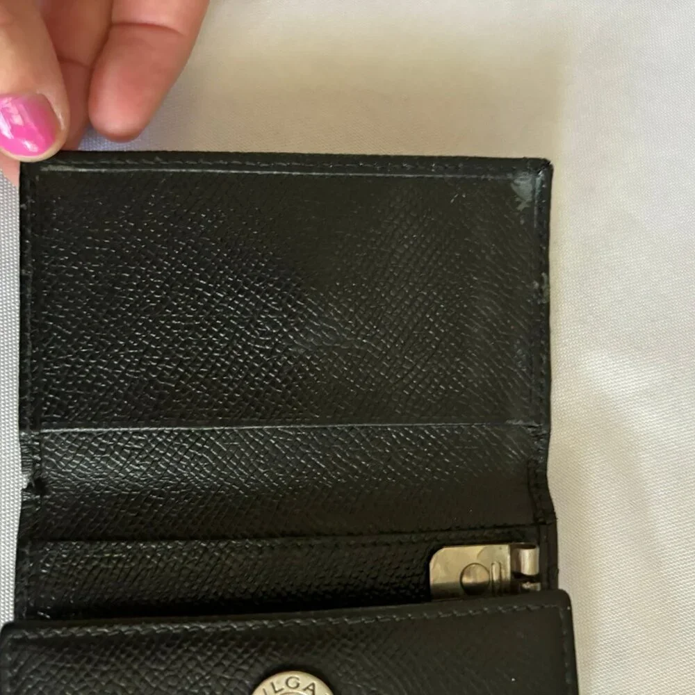 Bvlgari Key Case‎ Clasic 6 Ring Black Leather